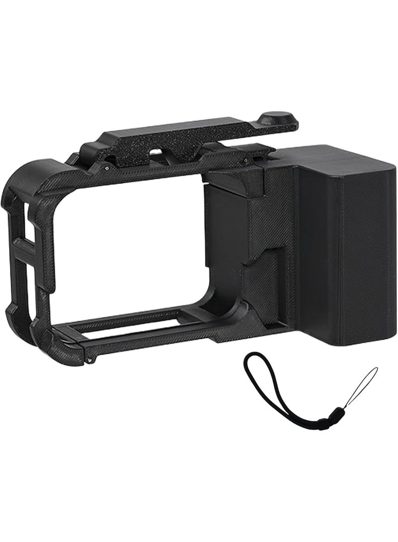 Luckam Street Photography Camera Side Handle Grip, Shutter Button Grips for Insta 360 Ace Pro 2, Travel Vlogging Camera Handle for Insta 360 Ace Pro and Ace Action Cameras (Black) - Image 1