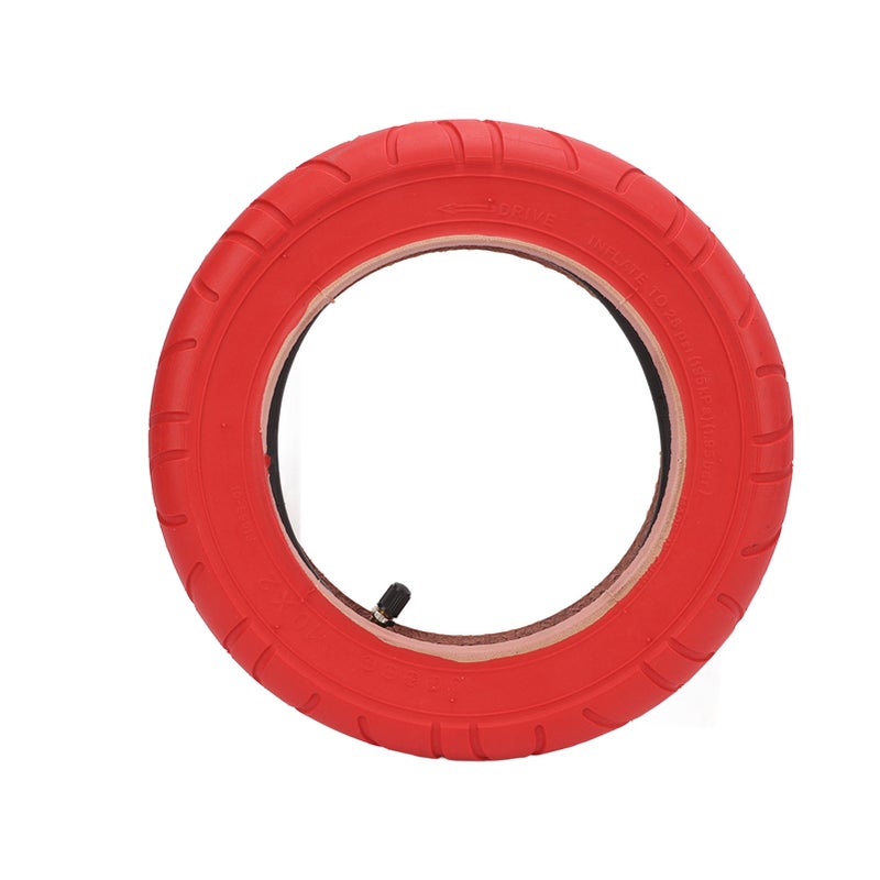 10 Inch Electric Scooter Tires: Abrasion-Resistant Rubber Replacement Tire - High Elasticity Inflatable Inner Tube for Xiaomi M365 1S Lite Pro Pro2 Commuter Scooters - Image 1