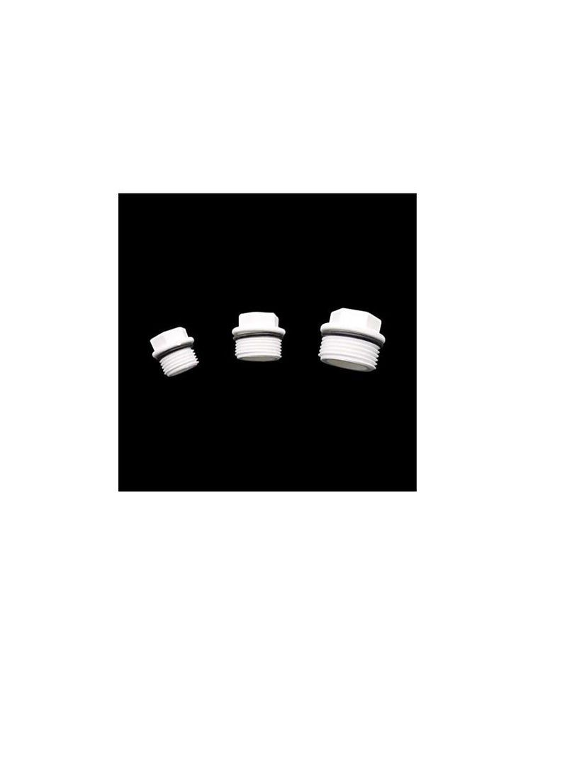 PVC Screw Threaded Plugs Waterproof with O Ring for Junction Box & Electrical Wiring Etc  - Image 2