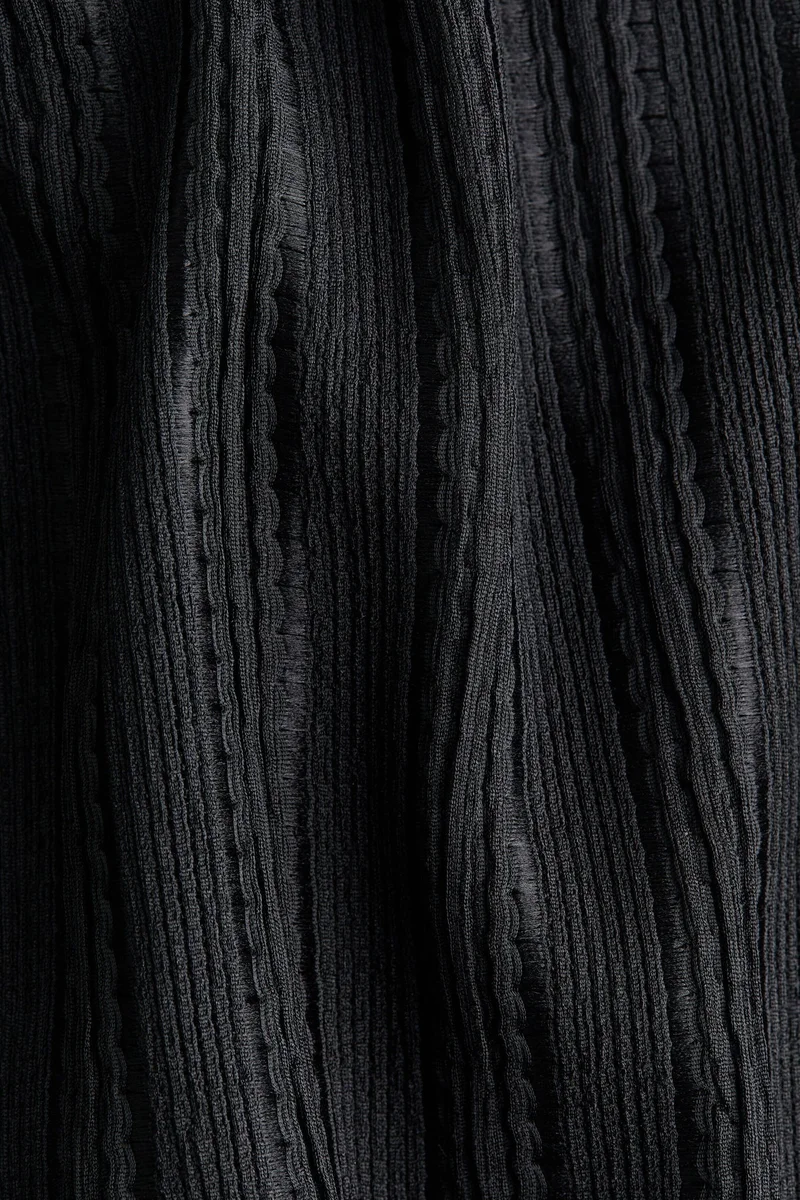 H&M Textured jersey top