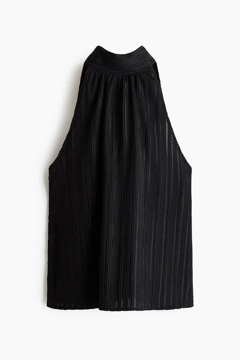 H&M Textured jersey top