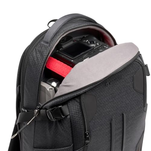 Manfrotto PRO Light Backloader M, Professional Camera Backpack for Cameras, Top and Rear Access, Double Tripod Mount, Padded Backpack with Interchangeable Dividers, Black - Image 3