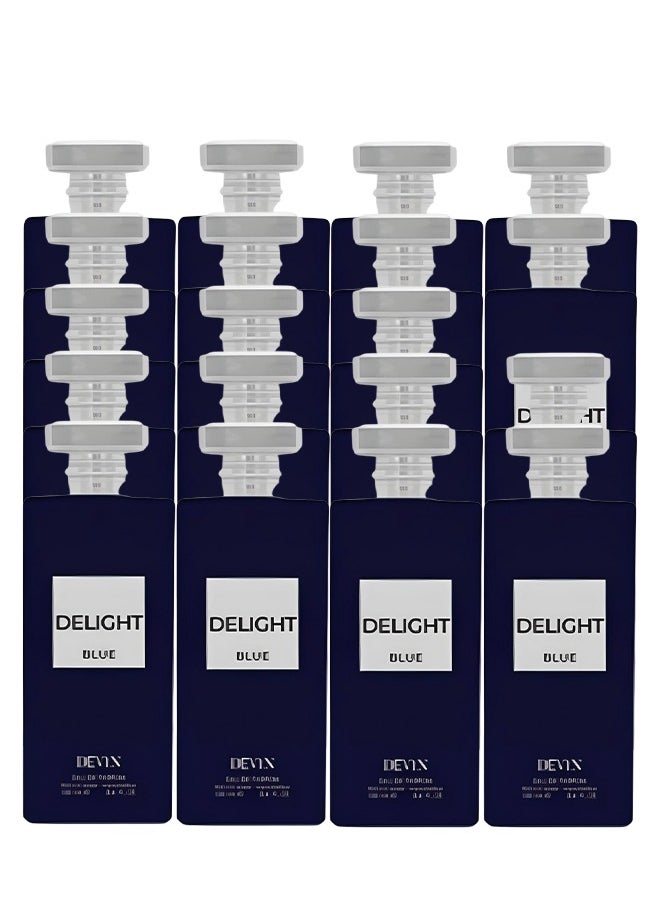 DEVIN - 19 Pieces Delight Blue Perfume For Men 100ml EDP - Image 1