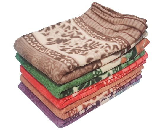 CHANDRAVATI Stylish Polar Fleece Single Bed AC Fleece Wool Blanket - 58x88 Inch || Skin Friendly || Multicolour || (50) - Image 3