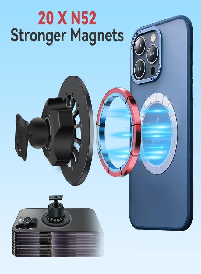 BEERTE Fits MagSafe Car Mount Fit for Ford Escape 2020-2026 Hands Free Magnetic Car Phone Holder Mount Strong Magnets Car Phone Mount Fit for iPhone 17 16 15 14 13 12 MagSafe Case All Phones - Image 5
