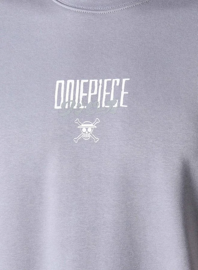 اس بي كاركترز Men Relaxed Fit Crew Neck Short Sleeve One Piece Print T-shirt