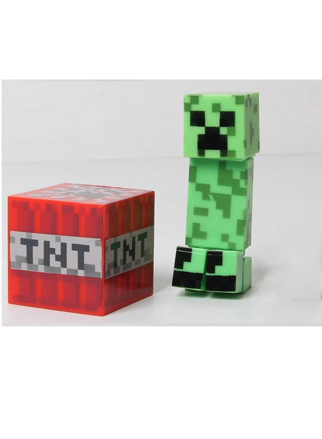 Core Creeper Action Figure with Accessory - 4 بوصة (10 سم) لعبة PVC مفصلة للأطفال والمشجعين ، وتتضمن ملحقات مكافأة للعب الخيالي والعرض ﻿ - Image 3