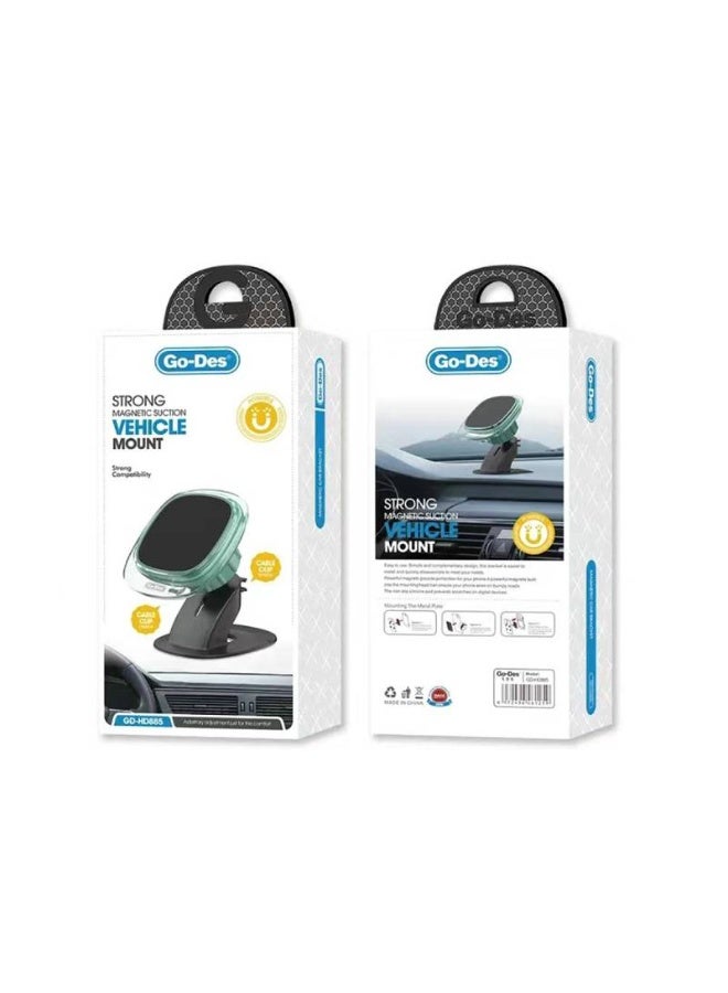 جو-ديز جو-ديس حامل تثبيت للهاتف المحمول للسيارة مزود بشفط مغناطيسي قوي - Image 4