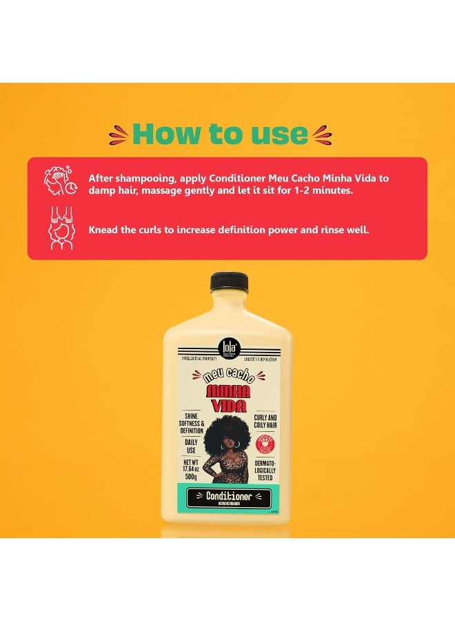 Lola from Rio Hydrating Conditioner For Curly Hair With Coconut & Shea Butter - Deeply Conditions, Detangles & Controls Frizz, Leaving Curls Soft & Manageable (250 Ml) - Image 5