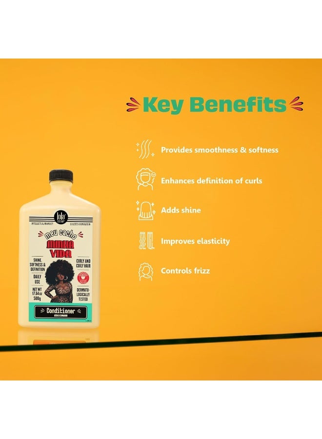 Lola from Rio Hydrating Conditioner For Curly Hair With Coconut & Shea Butter - Deeply Conditions, Detangles & Controls Frizz, Leaving Curls Soft & Manageable (250 Ml) - Image 3