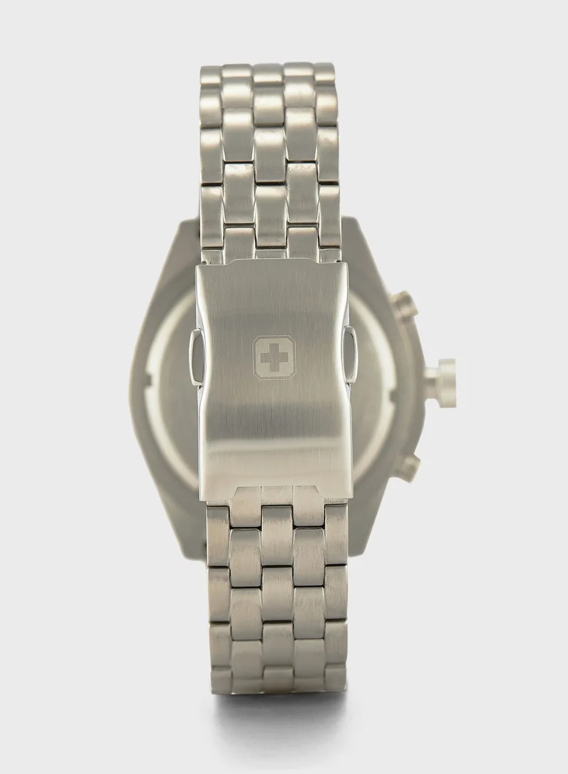 SWISS MILITARY Steel Strap Analog Watch