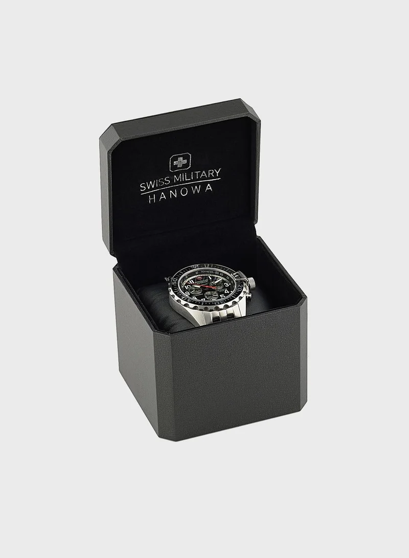 SWISS MILITARY Steel Strap Analog Watch