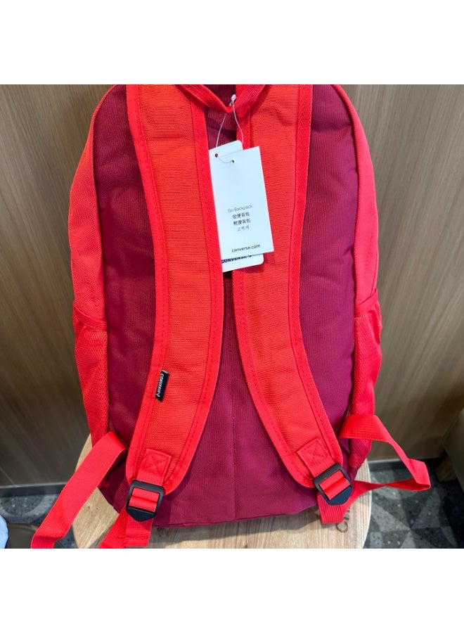 CONVERSE Burgundy Color - Blocking Backpack, featuring Classic Straps + Streetwear Brand DNA - Image 4