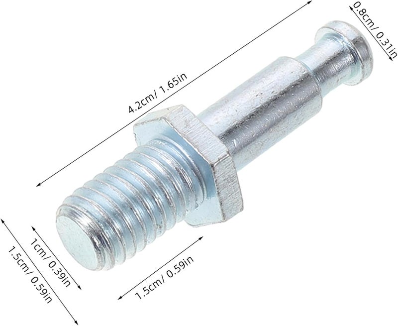 8pcs Gaming Chair Replacement Rod M10 Threaded Metal Chair Base Connector Universal Fit Smooth Rolling Swivel for Home Office Furniture - Image 3