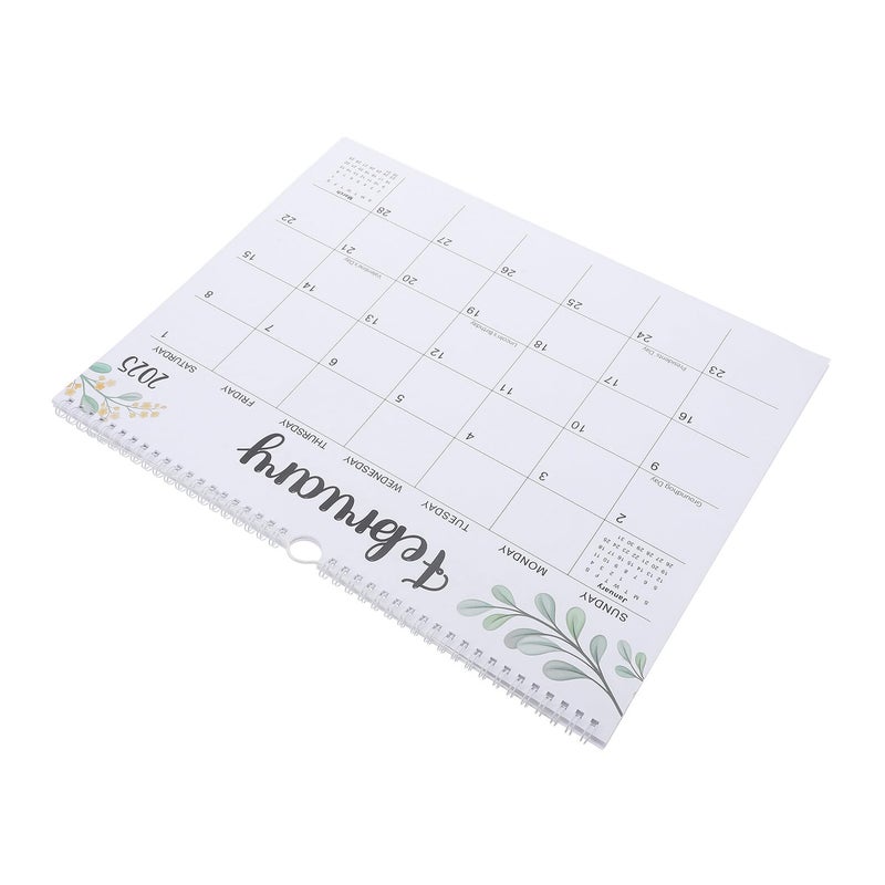 2025 Monthly Planner Calendar July To December Yo Coil Tear Off Paper With Hanging Hook Daily Countdown - Image 2