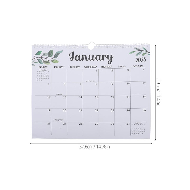 2025 Monthly Planner Calendar July To December Yo Coil Tear Off Paper With Hanging Hook Daily Countdown - Image 3