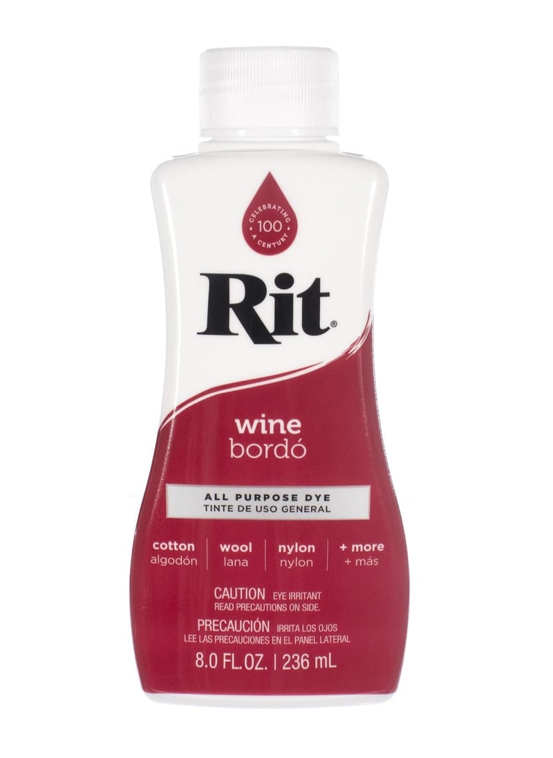 RIT Rit All-Purpose Liquid Dye, Wine  - Image 1