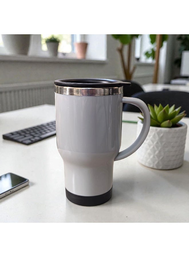 كريتر  الكوب المعزول من الستانلس ستيل - غطاء للسفر والمكتب والمنزل والاماكن الخارجية ، المثالي للمشروبات الباردة والساخنة - Image 1