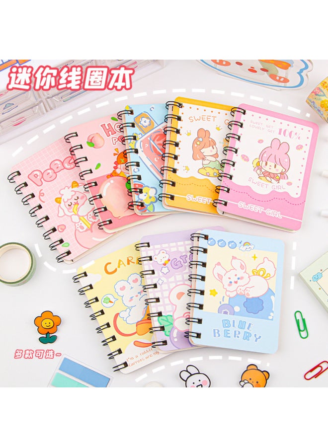 HELPS Creative Cartoon Coil This Student Mini Portable Small Notebook Cute Children Small Gift Stationery Notebook - Image 2