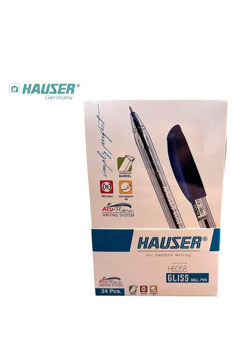 Hauser Germany 24-Pen Blue Dry Pen Box - Image 2