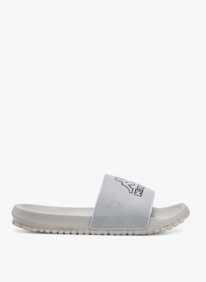 كابا Men's Logo Print Slide Sandals