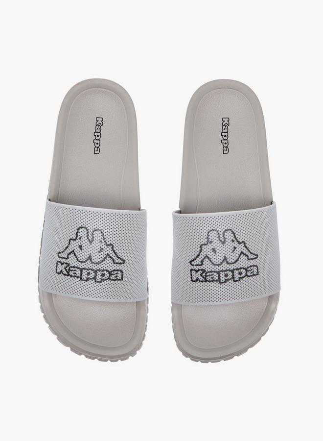 Kappa Men's Logo Print Slide Sandals Best Price KSA Riyadh, Jeddah