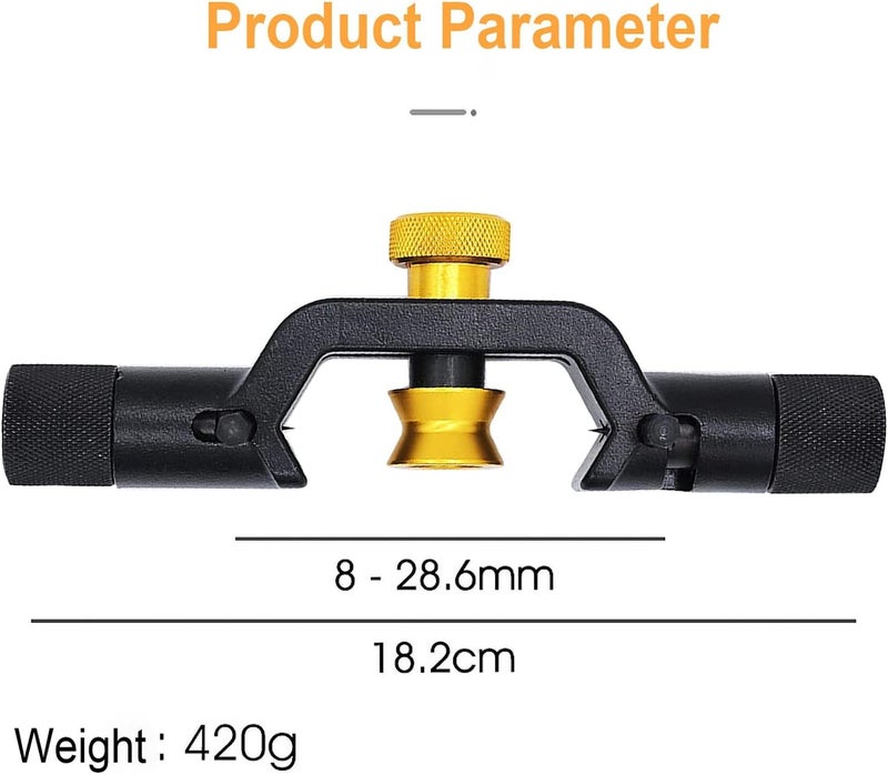 UPTODATETOOLS 8286MM Transverse Armoured Cable Stripper Double Head FTTH Armored Fiber Cable Stripping Knife Fiber Optic Slitter Tools Coaxial Mid Span Round Cable Stripper - Image 2
