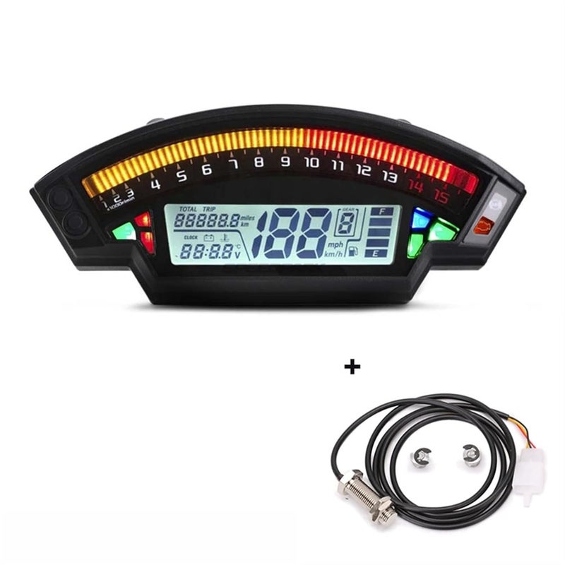 DEMULAX Universal LCD Digital Speedometer - Image 1