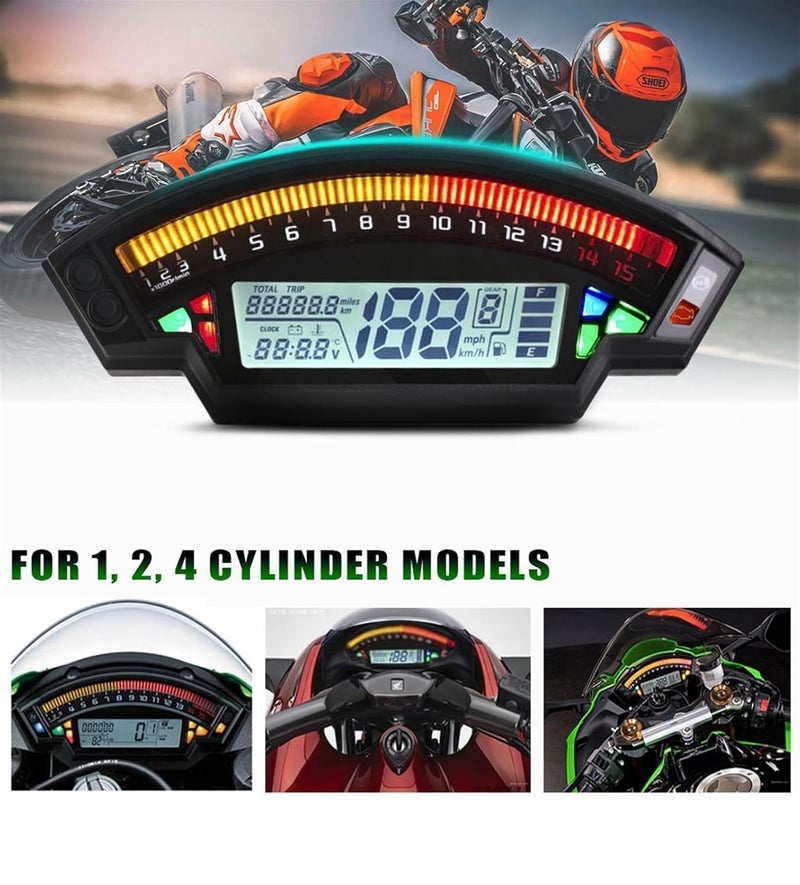 DEMULAX Universal LCD Digital Speedometer - Image 4