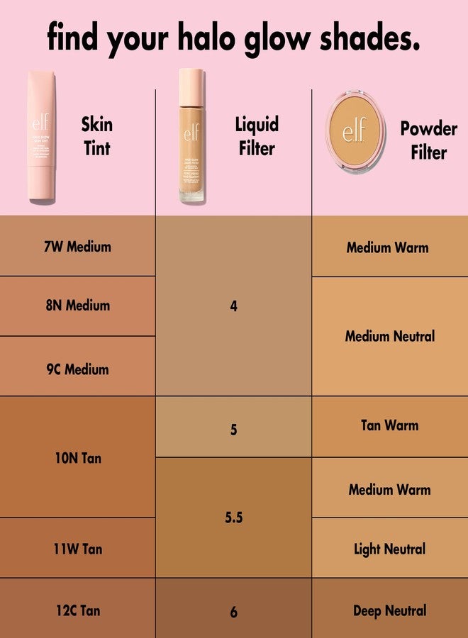 elf e.l.f. Halo Glow Liquid Filter, Complexion Booster For A Glowing, Soft-Focus Look, Infused With Hyaluronic Acid, Vegan & Cruelty-Free, 4 Medium - Image 2