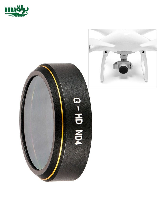 BURAQ HD Drone Grey ND Lens Filter for DJI Phantom 4 Pro  - Image 1