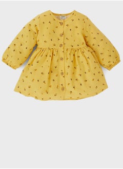 DeFacto Kids Printed Midi Dress  - Image 1