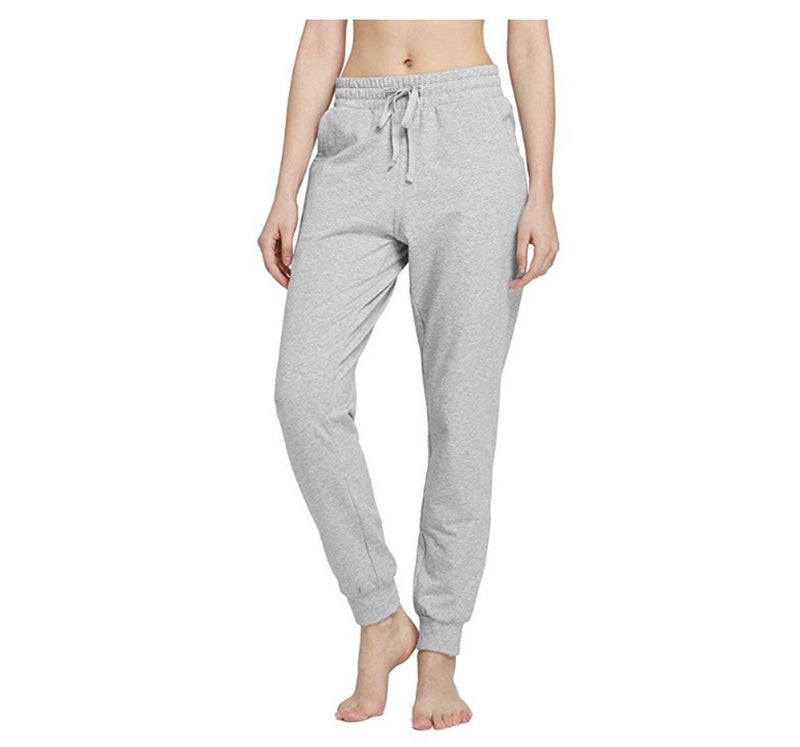 European and American womens yoga jogging pants cotton casual sports pants special offer AliExpress eBay Amazon wish foreign trade dark gray - Image 2