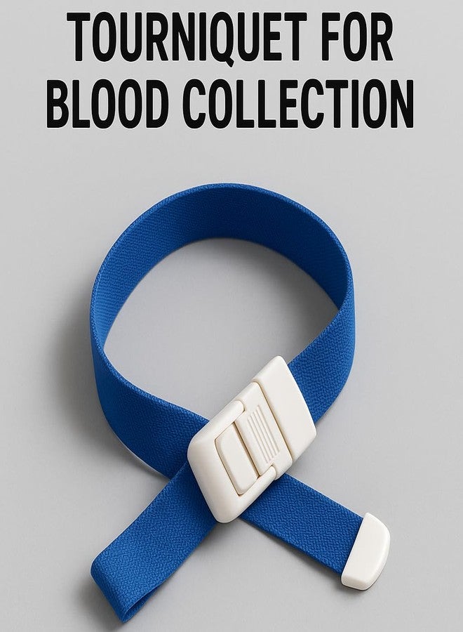 MEDROOF Medical Tourniquet, Blue Emergency Quick Release Buckle, First Aid Compression Strap (PACK OF 2) - Image 2