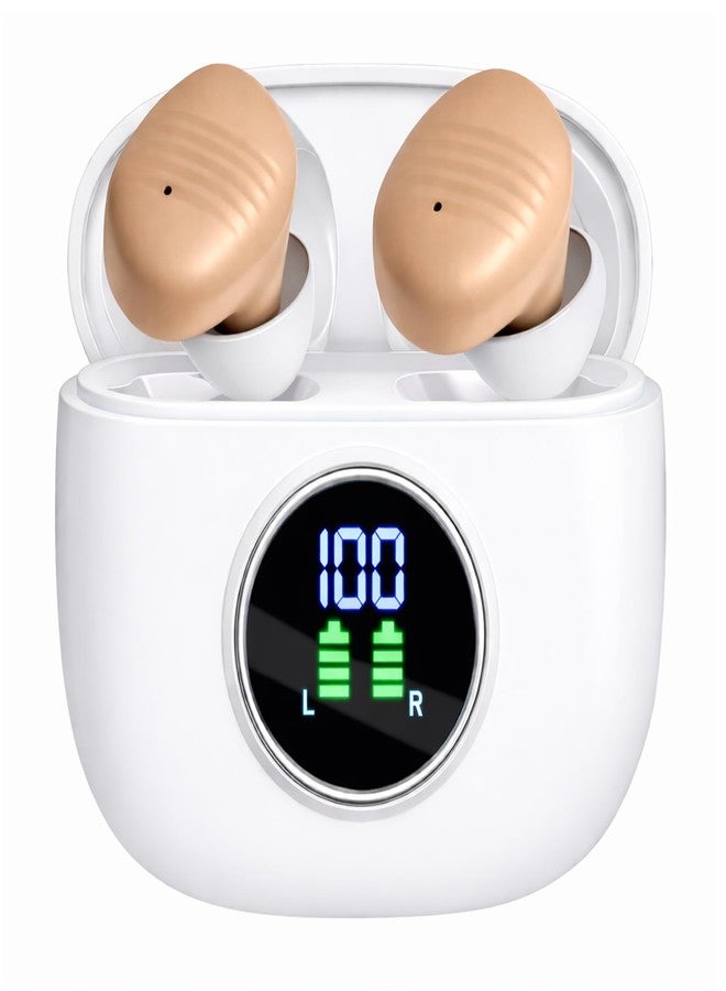 Shrandi Hearing Aids, Rechargeable Hearing Aids for Seniors, Portable Hearing Amplifiers with Noise Cancelling and Volume Control, Digital Hearing Assist Devices with A Travel Charging Box (B1) - Image 1