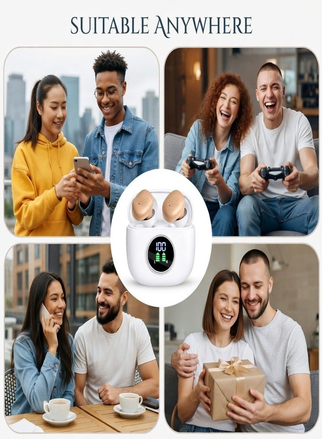 Shrandi Hearing Aids, Rechargeable Hearing Aids for Seniors, Portable Hearing Amplifiers with Noise Cancelling and Volume Control, Digital Hearing Assist Devices with A Travel Charging Box (B1) - Image 3