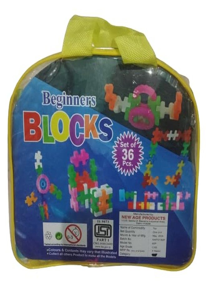 ZOKCY® (Pack of 36 Pcs Beginners Block Puzzle Toy for Kids/Smart Activity Bricks Puzzle Games Age 3+ Years Kids, Girls & Boys/Playing Indoor and Outdoor Game Toy for Kids - Image 4