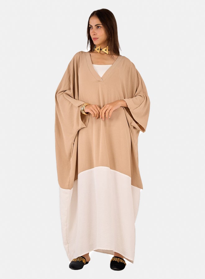 Clue Dual-Tone Tencel Abaya - Image 1