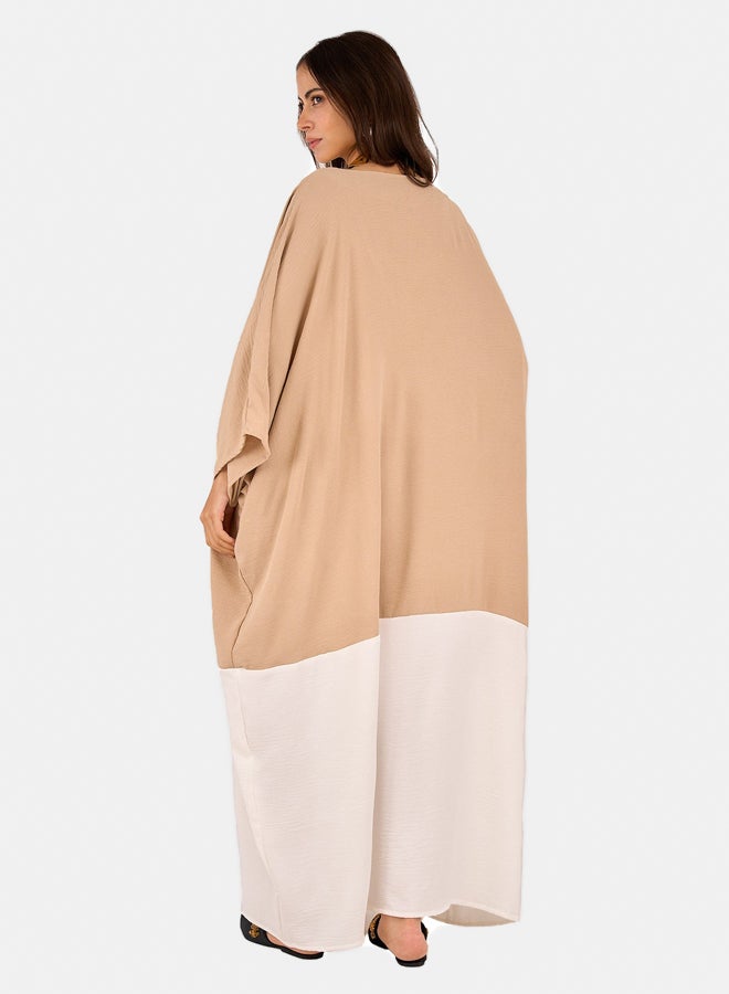 Clue Dual-Tone Tencel Abaya - Image 3