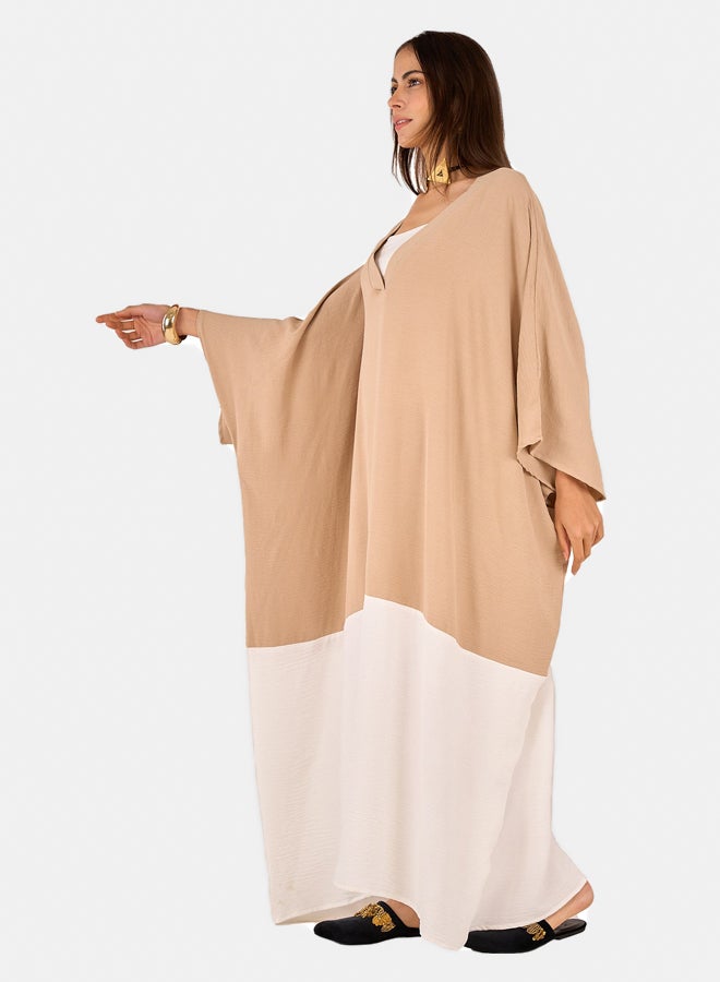 Clue Dual-Tone Tencel Abaya - Image 4