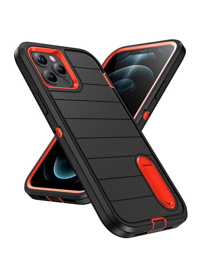 Zaboon Case For iPhone 12 Pro Defender Gen2 Rugged PC + Silicone Phone Case with Holder - Image 2