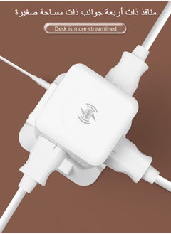 Generic Tower strip Socket multi-function extension cord tower wireless charging power extension tower small night lighthouse socket  - Image 4
