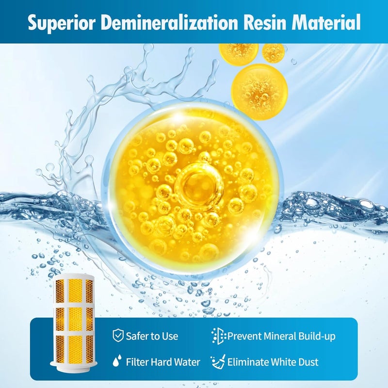 Gazeer 4-Pack Humidifier Demineralization Cartridge Compatible with Dreo Humidifiers HM512S/612S, HM713, HM713S/813S and HM717S Models, Prevents Hard Water Build-Up | Filters Mineral | Eliminate White Dust - Image 5