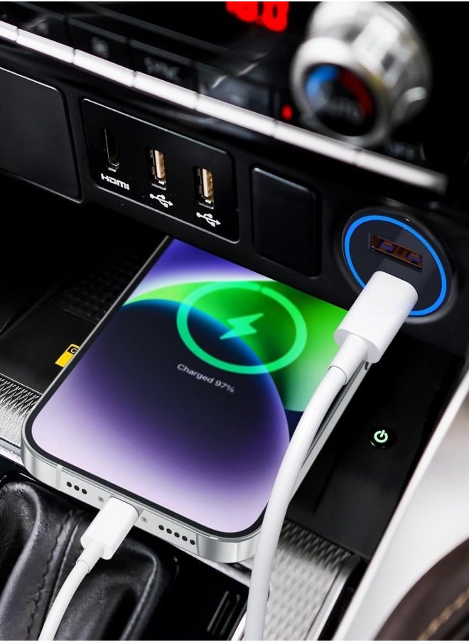 فليفيو - كابل USB C بطول 1 متر، كابل شحن سريع PD بقوة 66 وات، من USB C إلى USB C، مناسب لأجهزة iPhone 15 Pro/15 Pro Max/15/15 Plus، وiPad mini 6، وMacBook Pro/Air، وiPad Pro، وSamsung S23+، وHuawei P60، إلخ، أبيض - Image 1