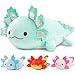 BENINY 4Pcs Axolotl Plush Large Salamander Stuffed Animal Mommy 24 with 3 Babies in Tummy Plushie Pillow Gifts for Kids - Image 2