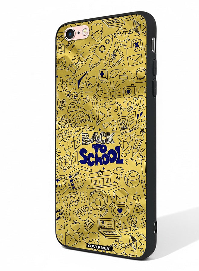 Covernex Apple iPhone 6s Protective Case Cover Printed Featuring Doodle Art Back To School - Image 1