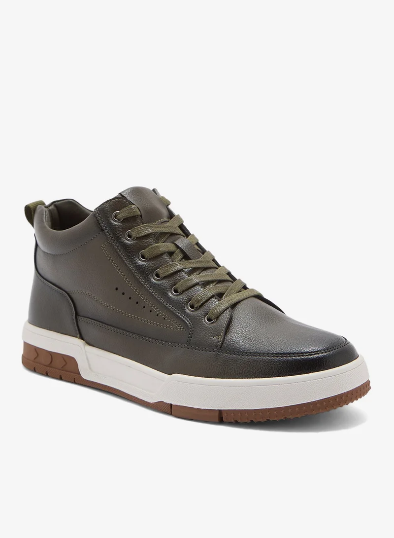 Robert Wood Smart Casual High Top Sneakers
