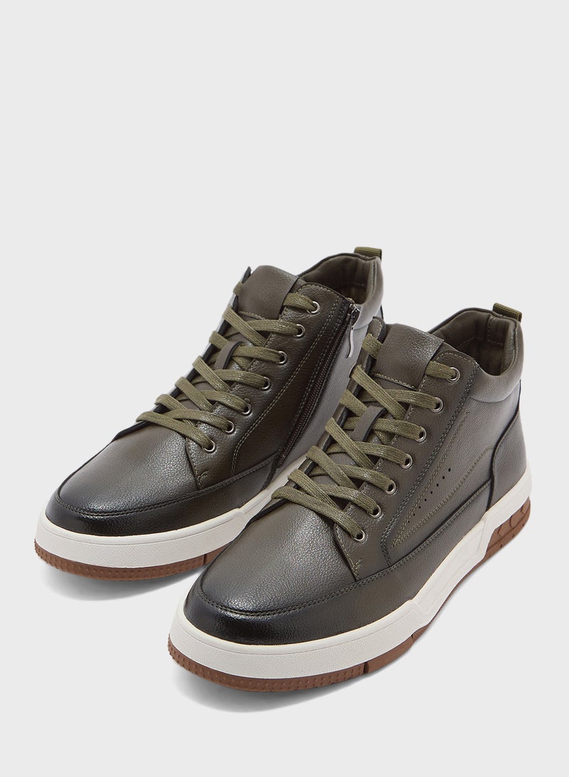Robert Wood Smart Casual High Top Sneakers  - Image 4