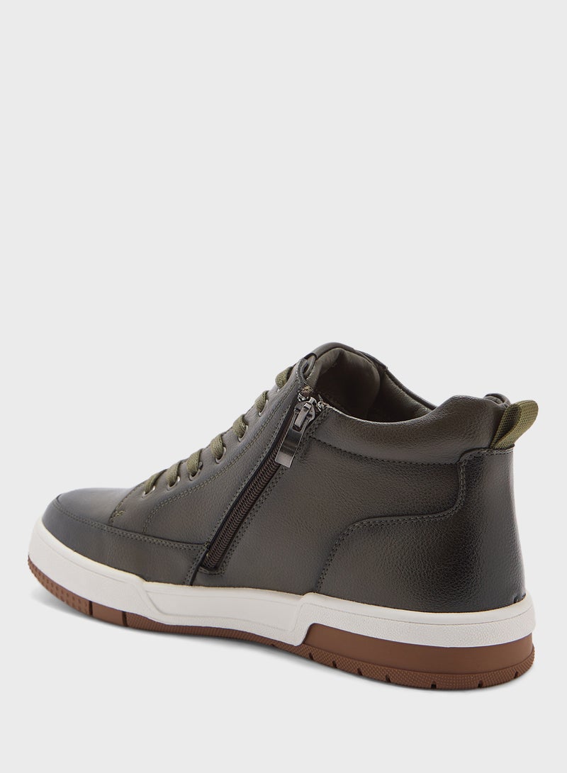 Robert Wood Smart Casual High Top Sneakers  - Image 3