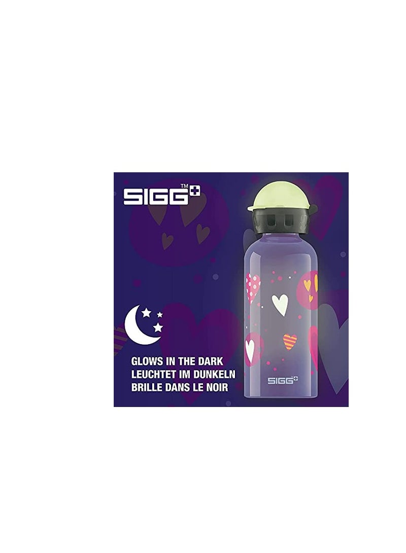 Sigg Kids Water Bottle, Aluminium, Heart Balloons - 0.4L - Image 4